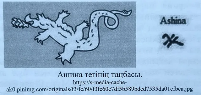 Ашина тегінің аждаһа таңбасы
