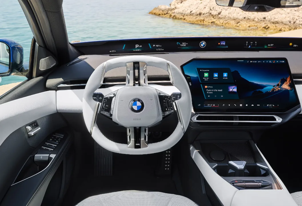 2027 жылғы толық электрлі BMW i3 көлігі. Интерьер көрінісі