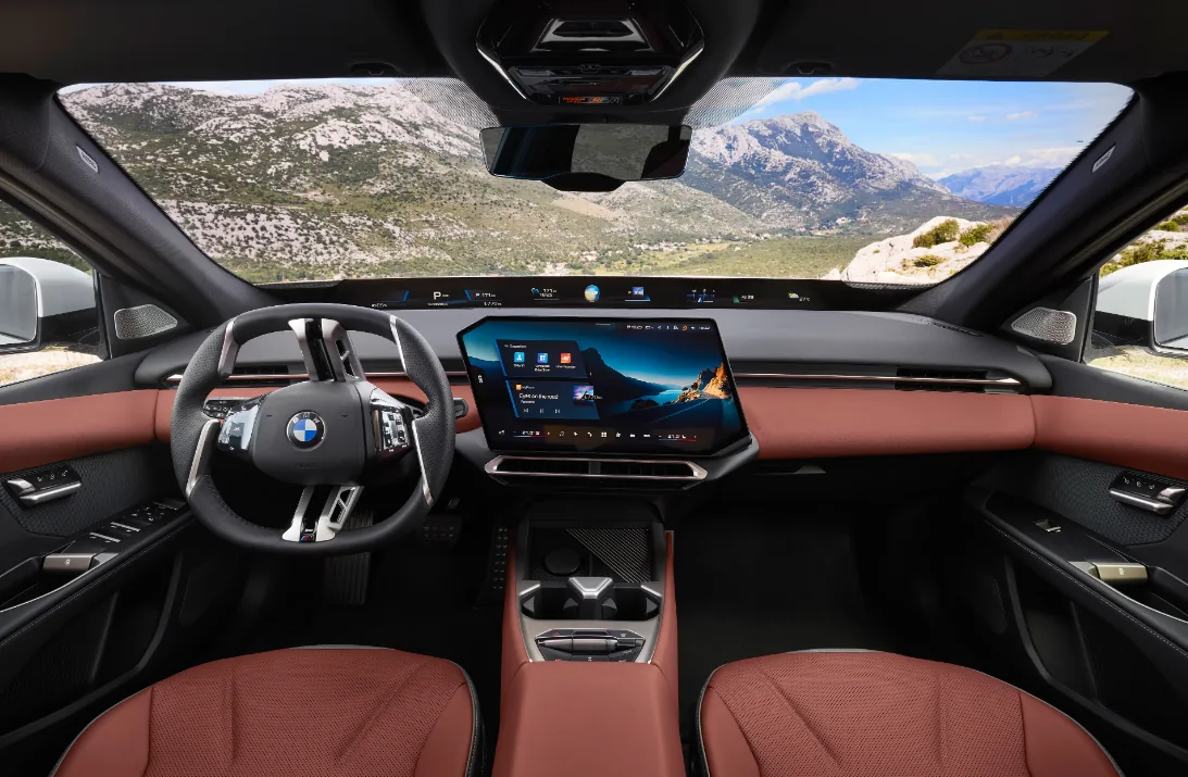 2027 жылғы толық электрлі BMW i3 көлігі. Интерьер көрінісі